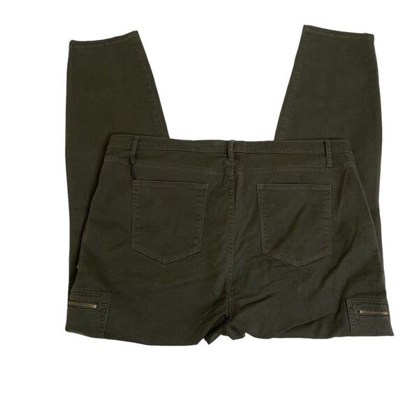 Banana Republic High Rise Skinny Cargo Jeans Sz 35/20 Tall - Picture 6 of 9